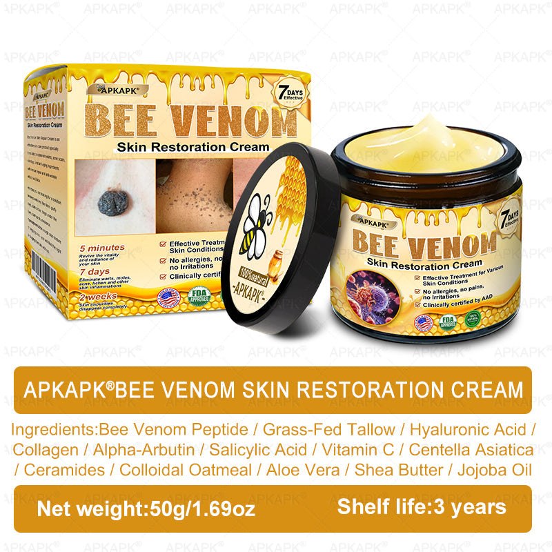 Made and Shipped from USA ✨𝖠𝖯𝖪𝖠𝖯𝖪® 𝖡𝖾𝖾 𝗏𝖾𝗇𝗈𝗆 𝖲𝗄𝗂𝗇 𝖱𝖾𝗌𝗍𝗈𝗋𝖺𝗍𝗂𝗈𝗇 𝖢𝗋𝖾𝖺𝗆 ✨