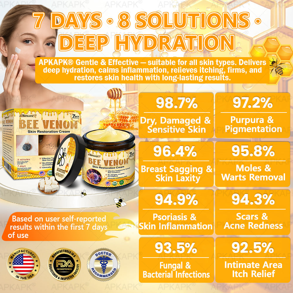 Made and Shipped from USA ✨𝖠𝖯𝖪𝖠𝖯𝖪® 𝖡𝖾𝖾 𝗏𝖾𝗇𝗈𝗆 𝖲𝗄𝗂𝗇 𝖱𝖾𝗌𝗍𝗈𝗋𝖺𝗍𝗂𝗈𝗇 𝖢𝗋𝖾𝖺𝗆 ✨