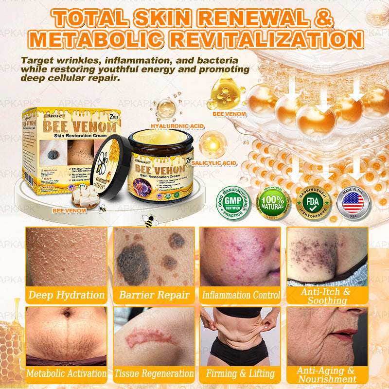 Made and Shipped from USA ✨𝖠𝖯𝖪𝖠𝖯𝖪® 𝖡𝖾𝖾 𝗏𝖾𝗇𝗈𝗆 𝖲𝗄𝗂𝗇 𝖱𝖾𝗌𝗍𝗈𝗋𝖺𝗍𝗂𝗈𝗇 𝖢𝗋𝖾𝖺𝗆 ✨