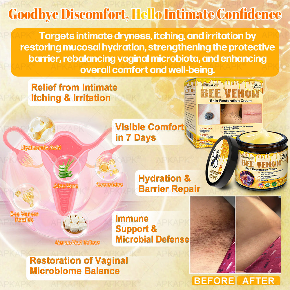 Made and Shipped from USA ✨𝖠𝖯𝖪𝖠𝖯𝖪® 𝖡𝖾𝖾 𝗏𝖾𝗇𝗈𝗆 𝖲𝗄𝗂𝗇 𝖱𝖾𝗌𝗍𝗈𝗋𝖺𝗍𝗂𝗈𝗇 𝖢𝗋𝖾𝖺𝗆 ✨